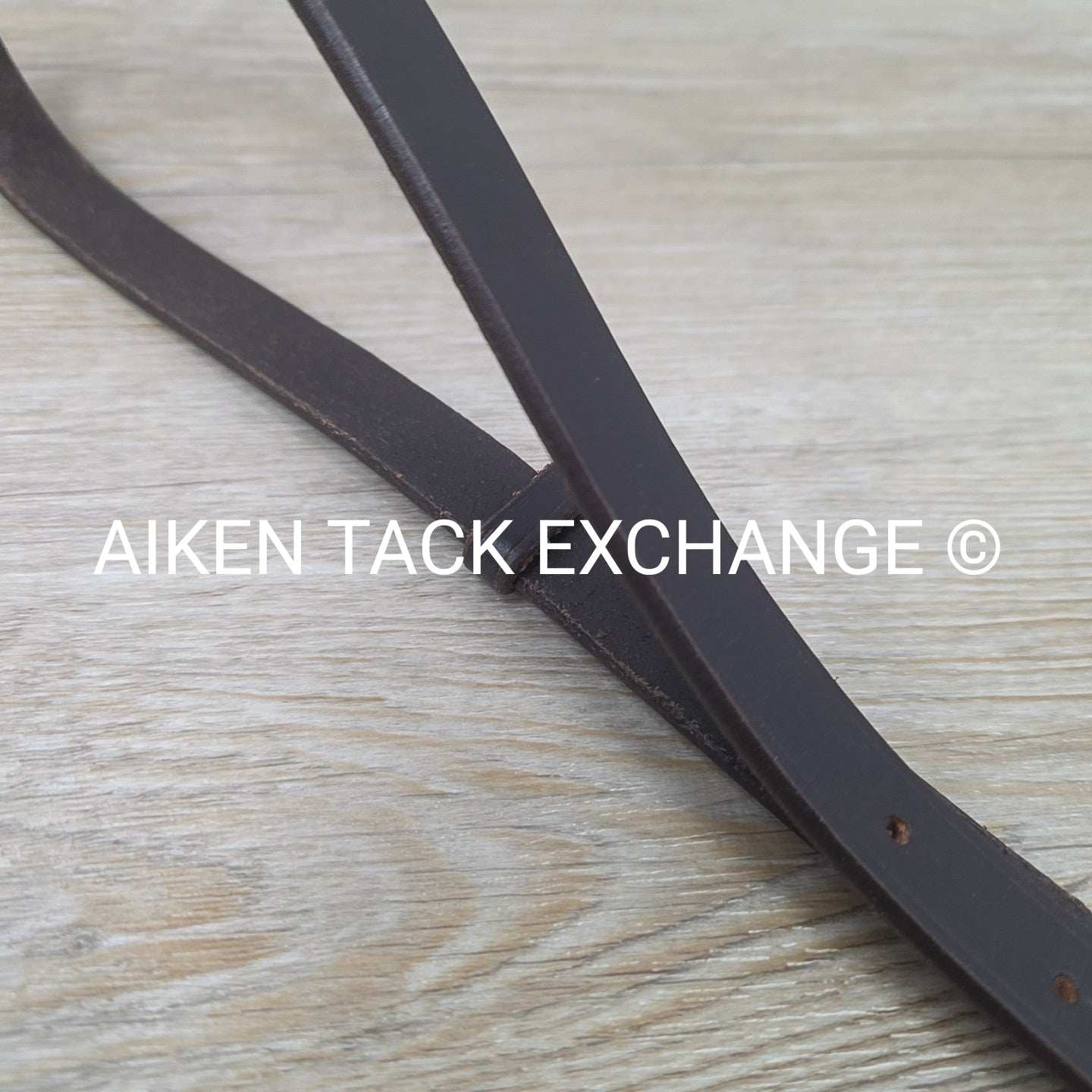 Rubber Donut Leather Side Reins, Brown