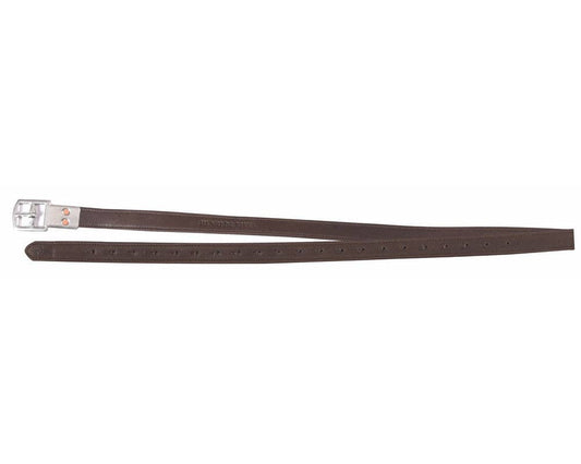 Henri de Rivel Triple Covered Grippy Stirrup Leathers: Havana / 48
