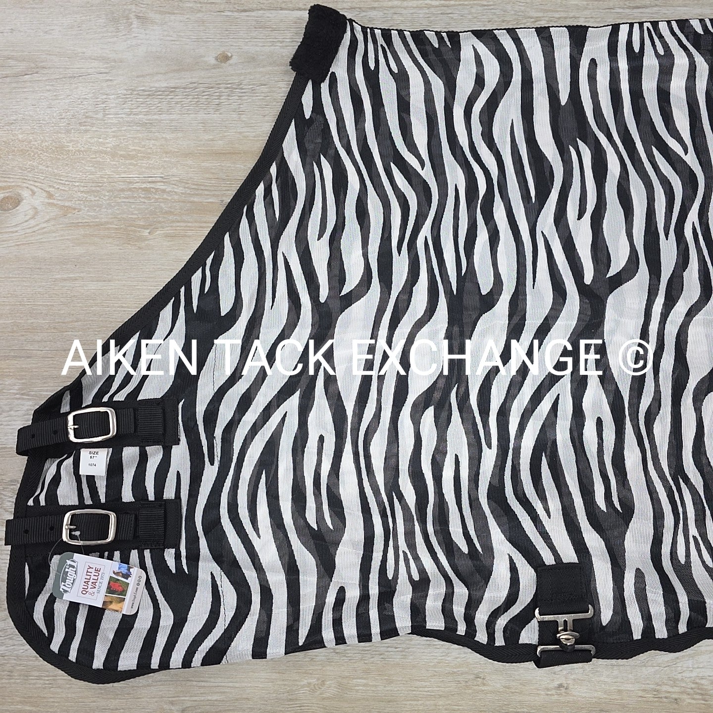 Tough 1 Zebra Mesh Fly Sheet, 57"