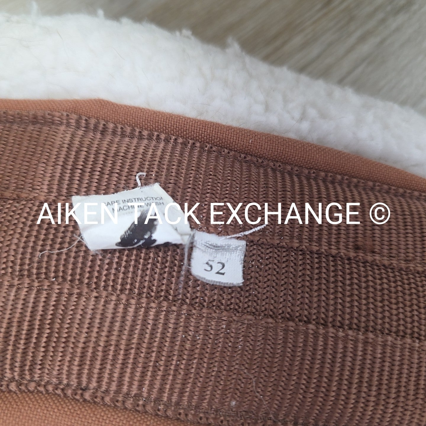 Toklat Fleece Girth with Double End Elastic, Brown, 52"