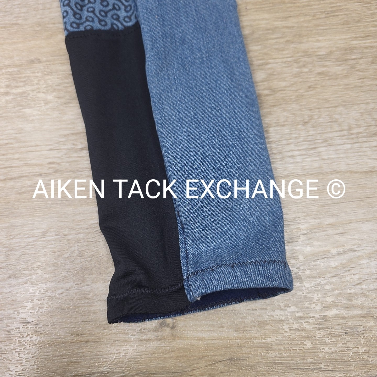 Horze Silicone Grip Full Seat Denim Breeches, Size 28