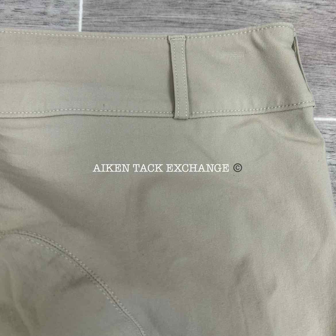 Tailored Sportsman Trophy Hunter Knee Patch Breeches, Size 34