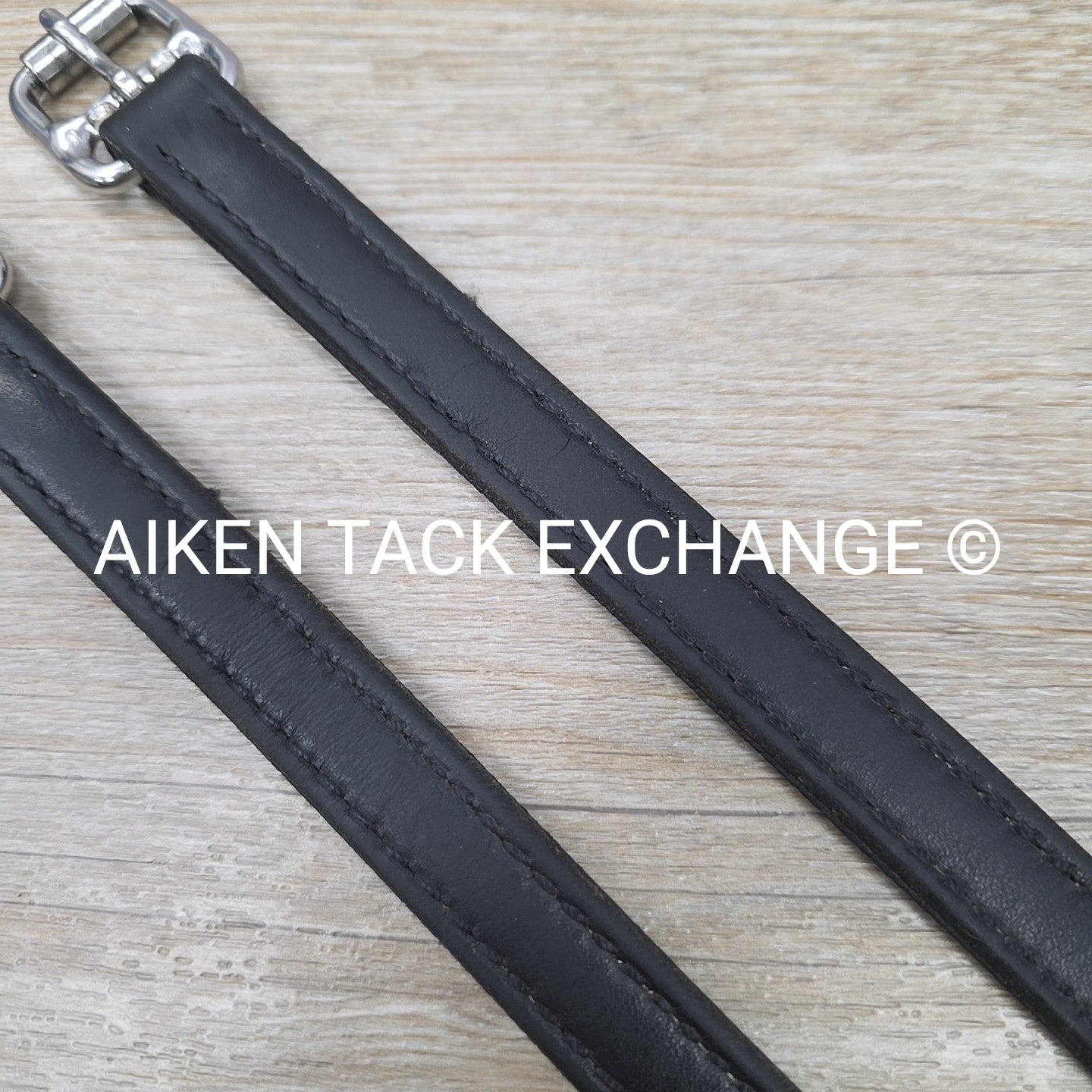 Nunn Finer Stirrup Leathers, Black, 60"