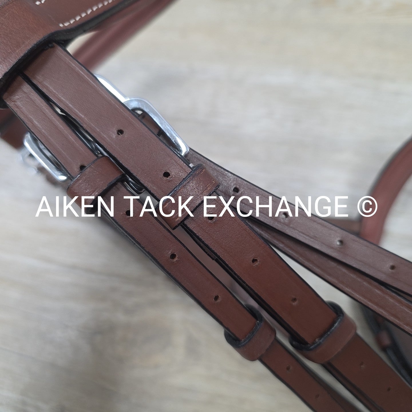 HDR Pro Mono Crown Padded Wide Noseband Bridle with Reins, Brown, Oversize