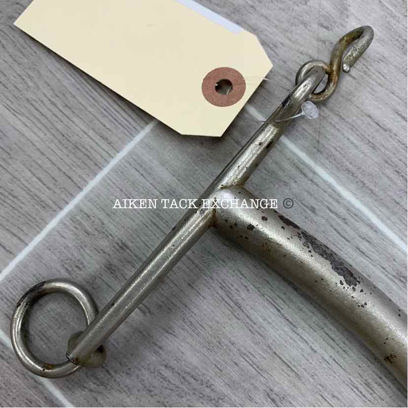 W.F. Plated Mullen Mouth Weymouth Bit 5"