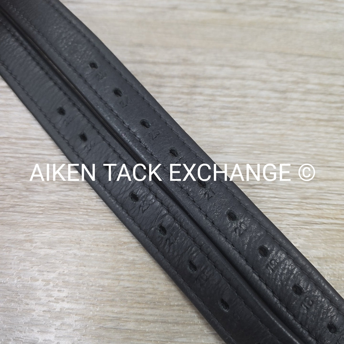 Passier Stirrup Leathers, Black, 59" / 150cm