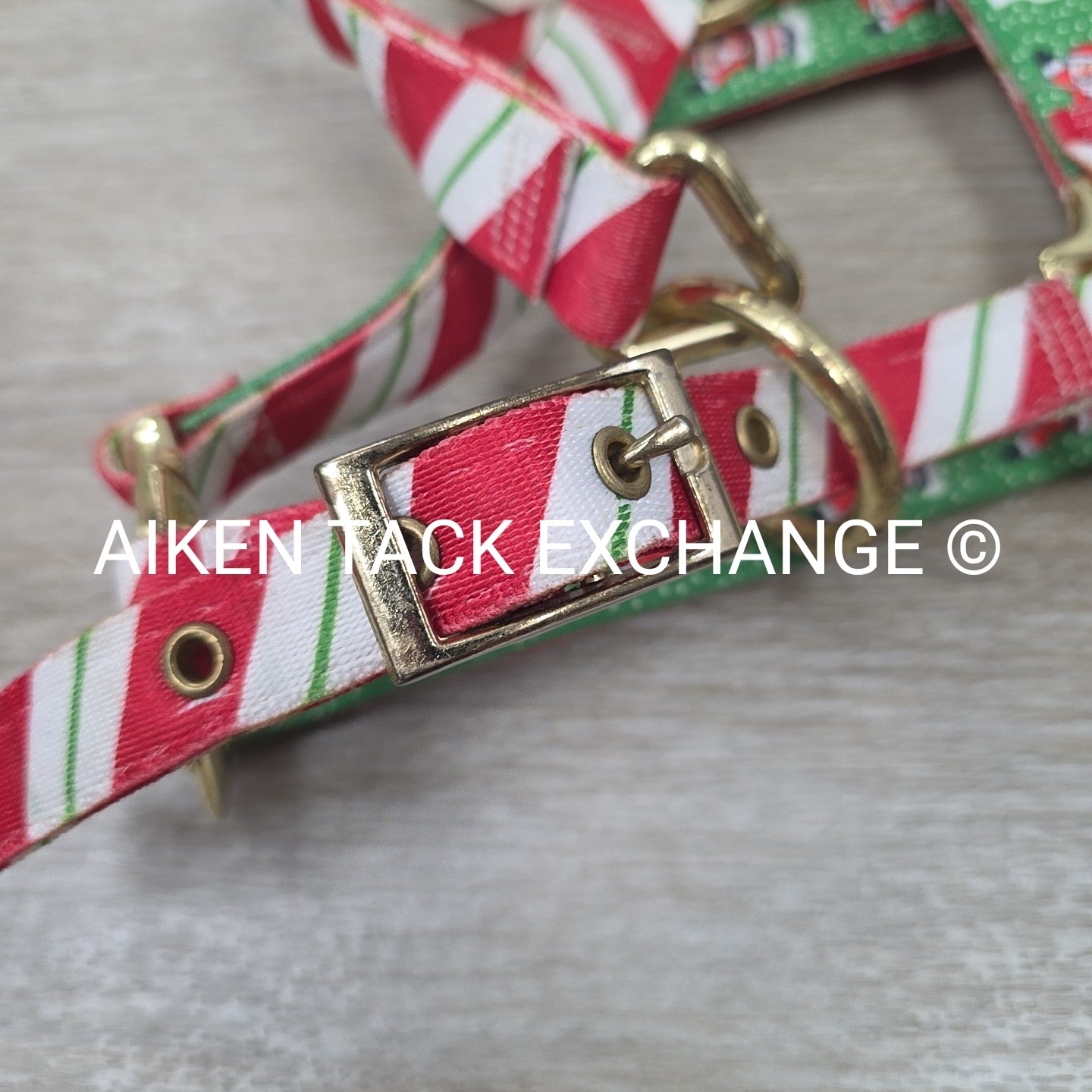 Red Haute Horse Breakaway Christmas Halter, Size Pony