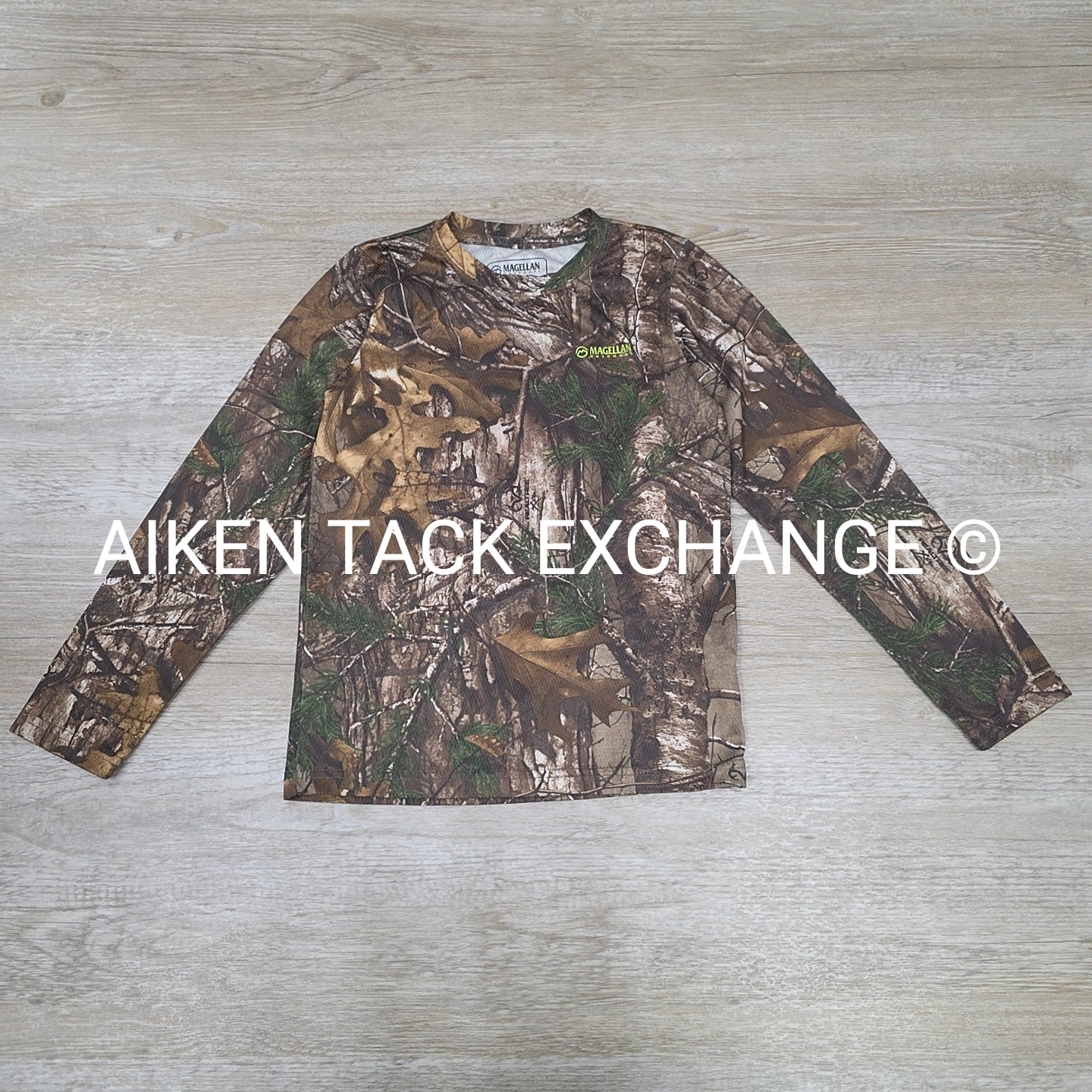 Magellan Long Sleeve Camo Top, Size Small