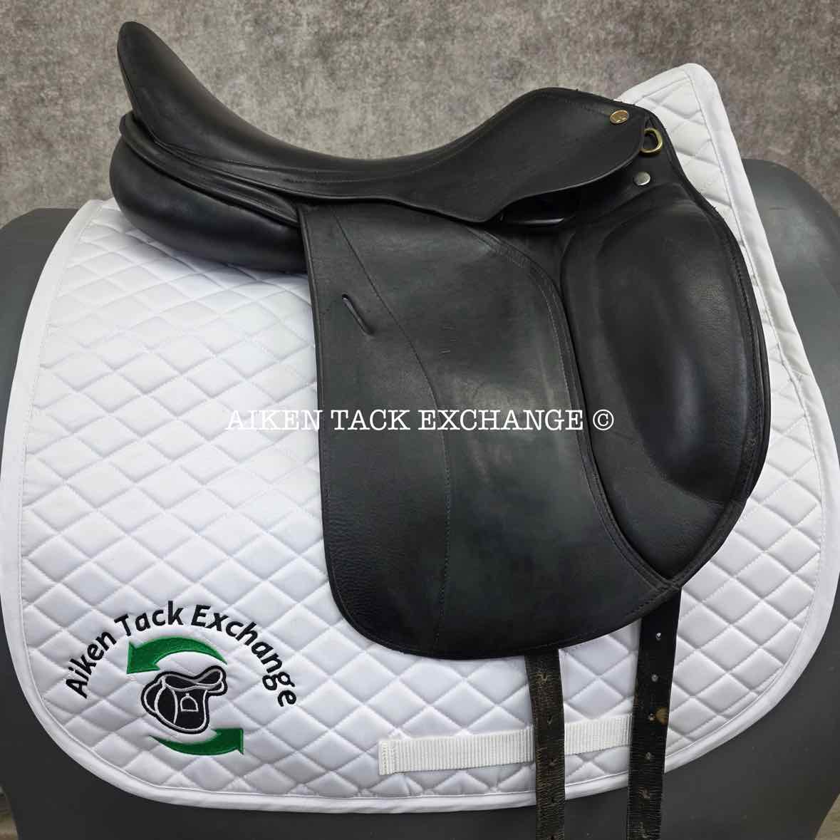 **SOLD** Warendorf Monoflap Dressage Saddle, 18" Seat, Short Flap, Medium Tree, Wool