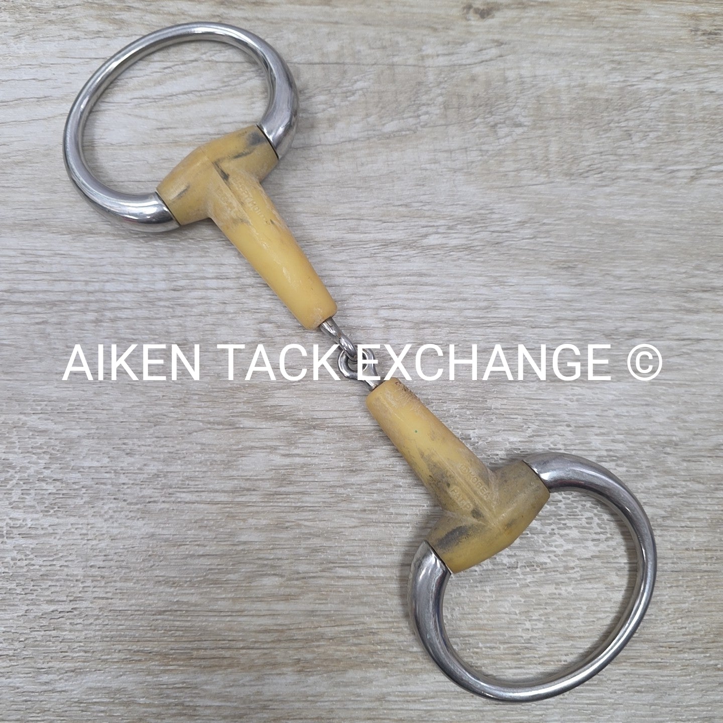 Happy Mouth Single Joint Eggbutt Bit 5" (Has Chew Marks)