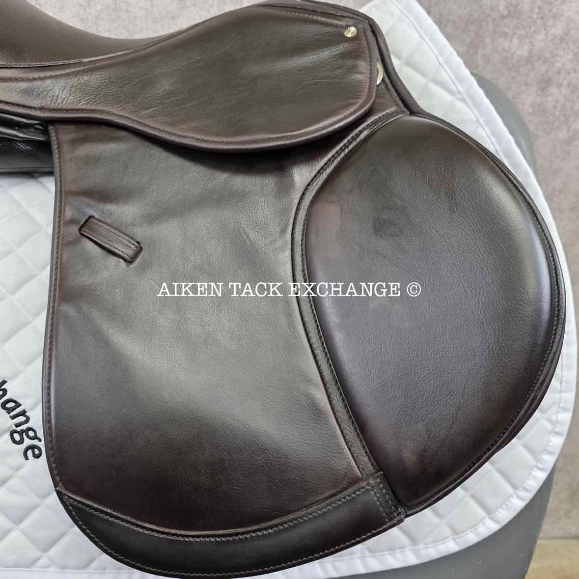 Pegasus Unicorn French Style Jump Saddle, 17.5" Seat, Auto-Adjusting Flex Tree