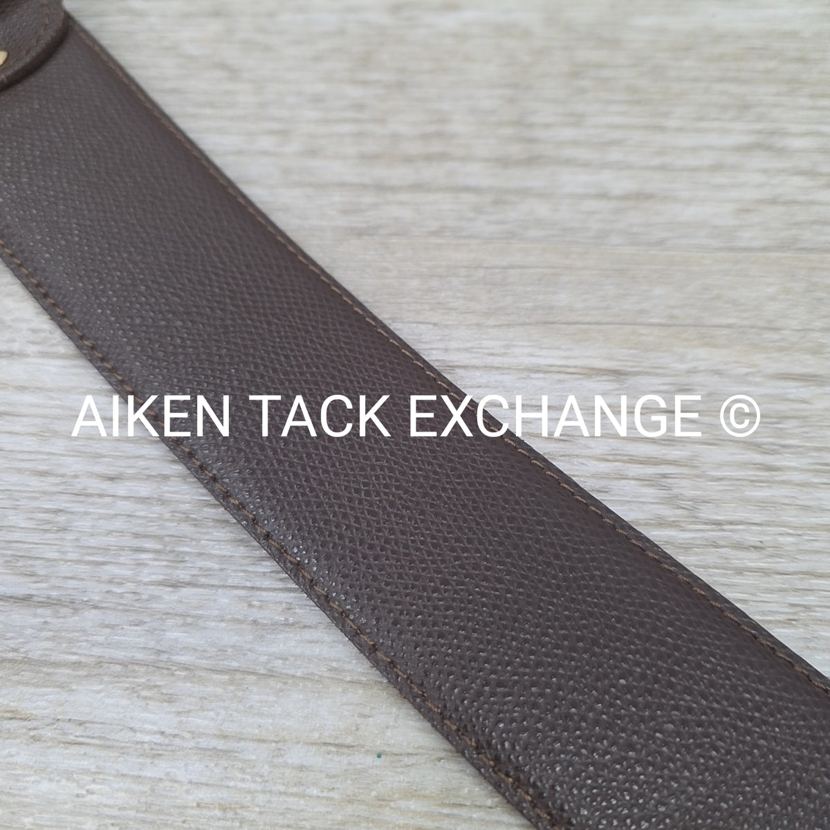 Tailored Sportsman Wide Belt, Brown, Size Medium