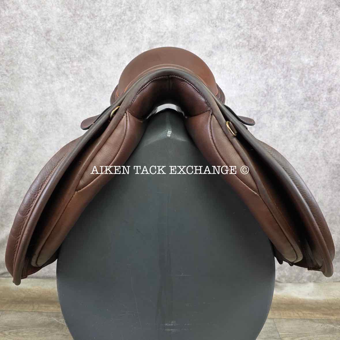**SOLD** 2015 Black Country Wexford Jump Saddle, 16.5" Seat, Medium Tree, Wool Flocked Panels