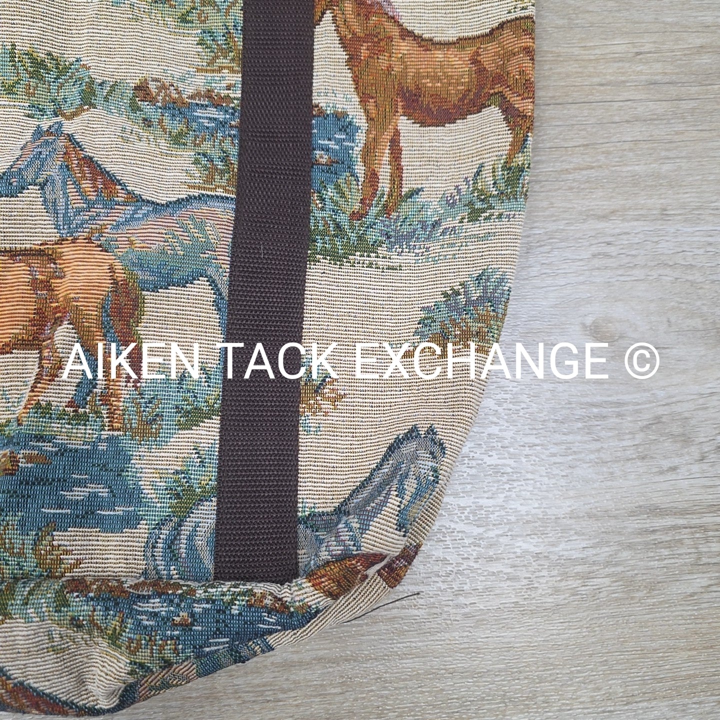 Equestrian Print Tote Bag