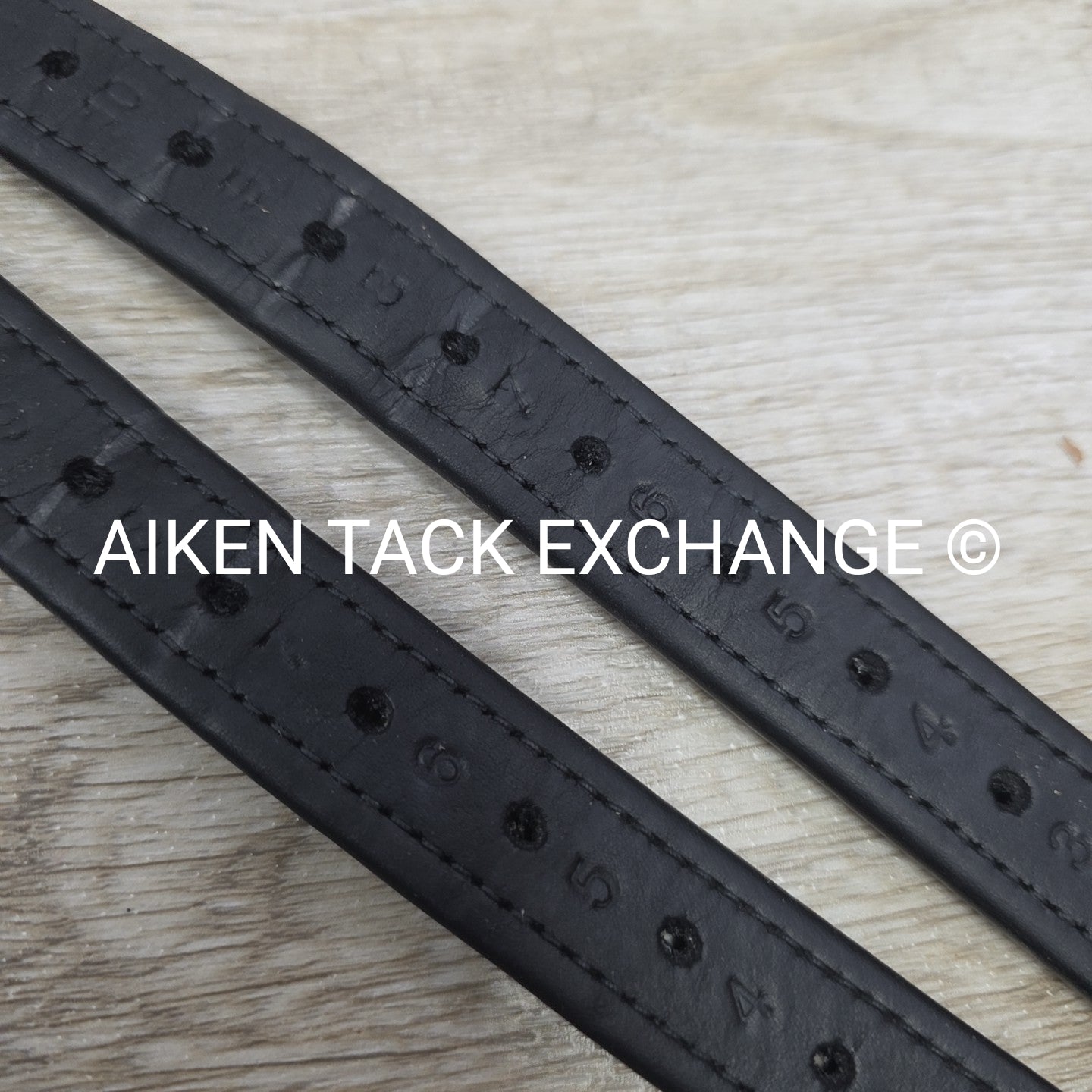 Amerigo Stirrup Leathers, Black, 60"