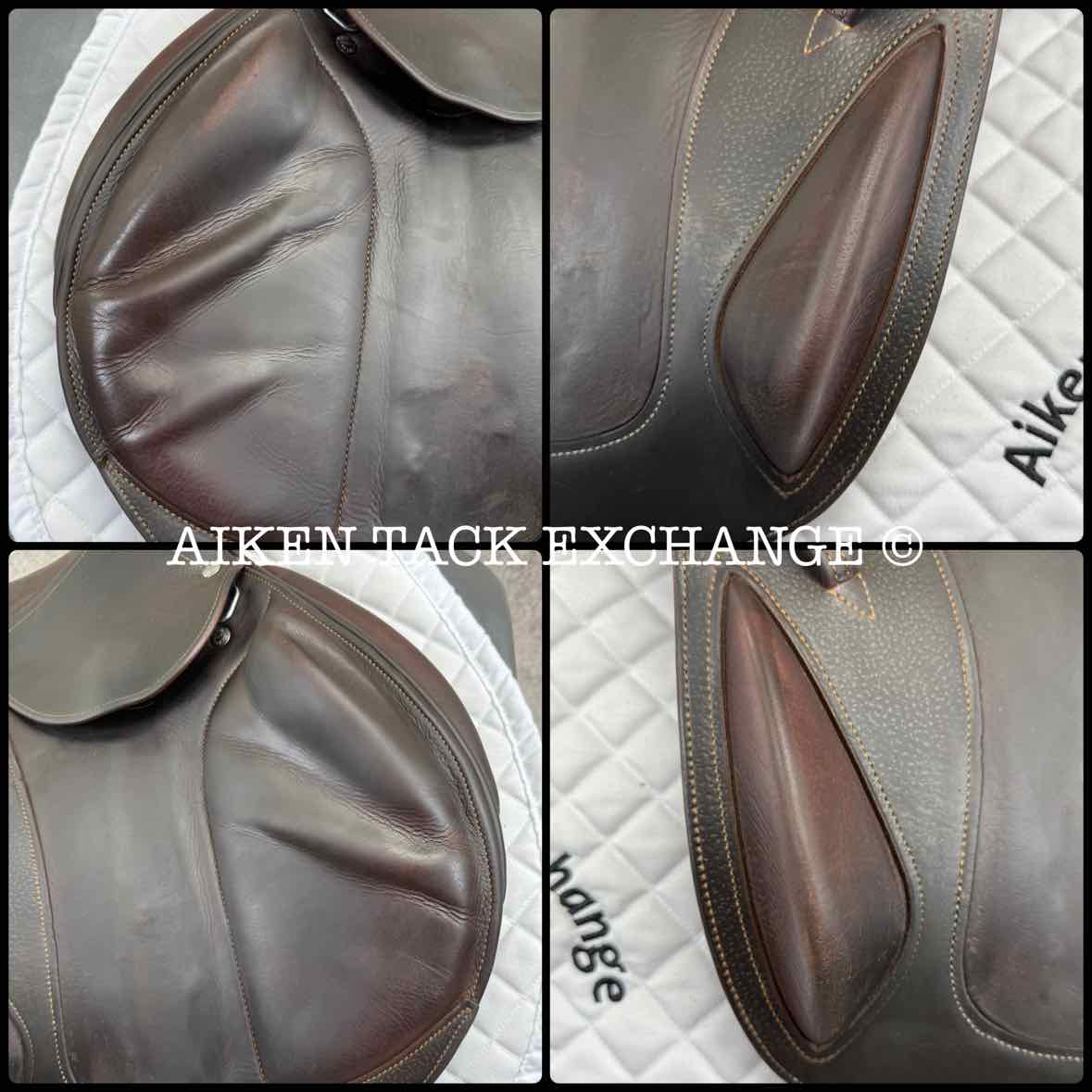 2013 CWD SE09 Monoflap Jump Saddle, 17" Seat, 2A Flap, Medium Tree, Foam Panels