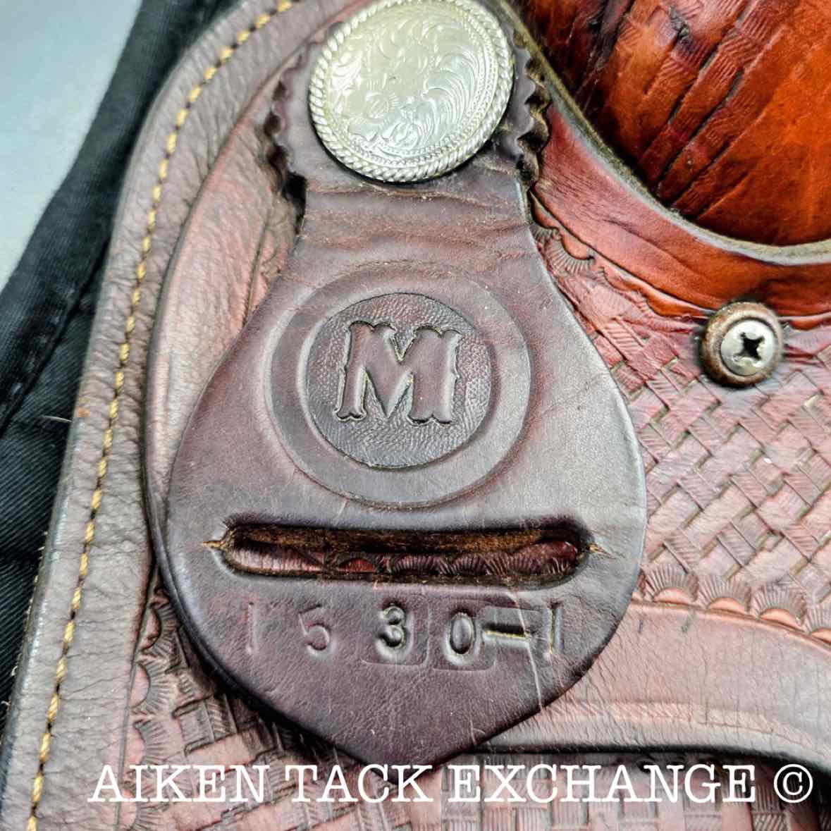 **SOLD** Circle M Western Saddle, 15.5" Seat, Wide Tree - Full QH Bars