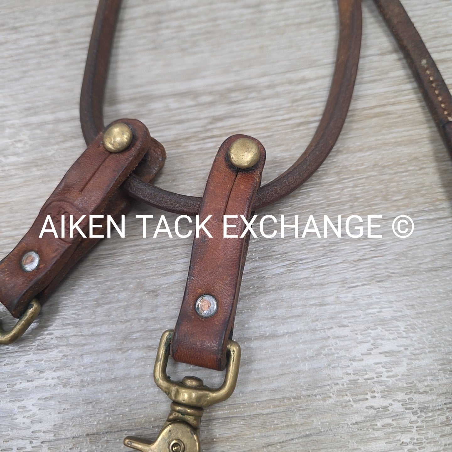 Tory Leather Pulley Draw Reins