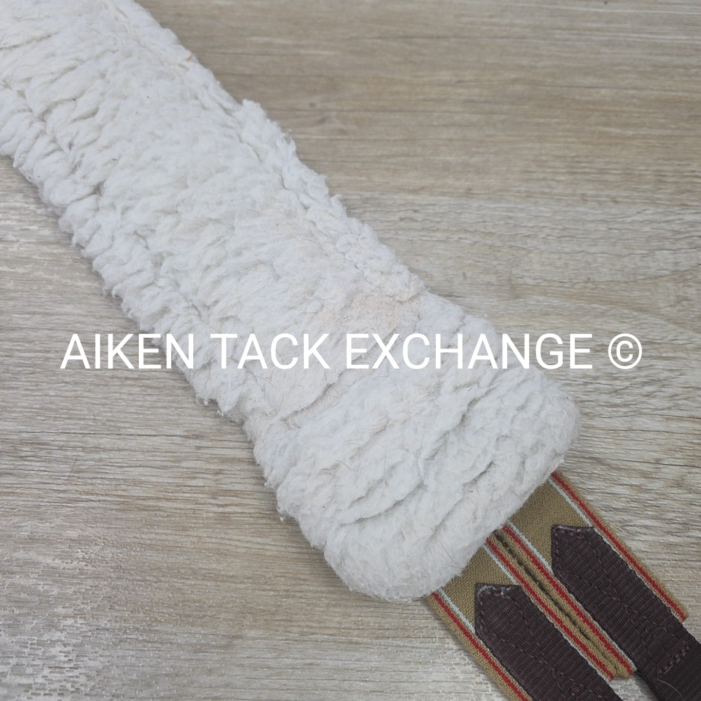 Fleece Girth with Double End Elastic, Brown, 48"
