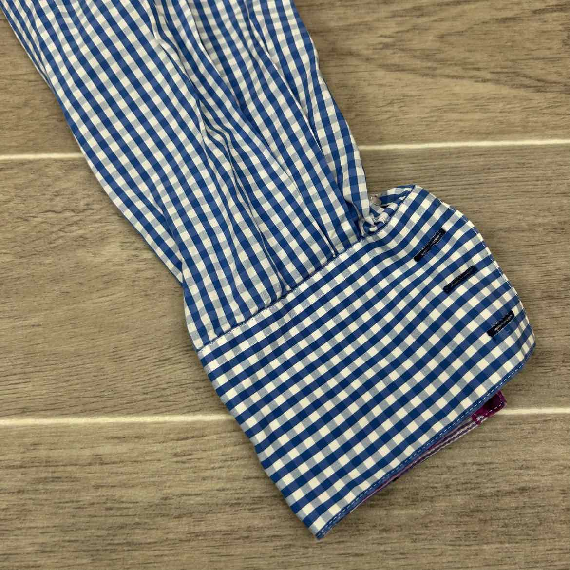 Fior Da Liso Long Sleeve Collared Shirt, Size 10