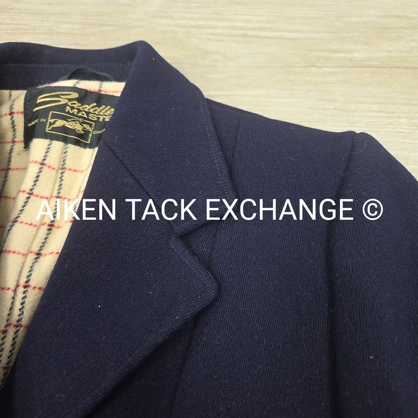 Saddle Master Wool Hunt Coat, Navy, Women's 34