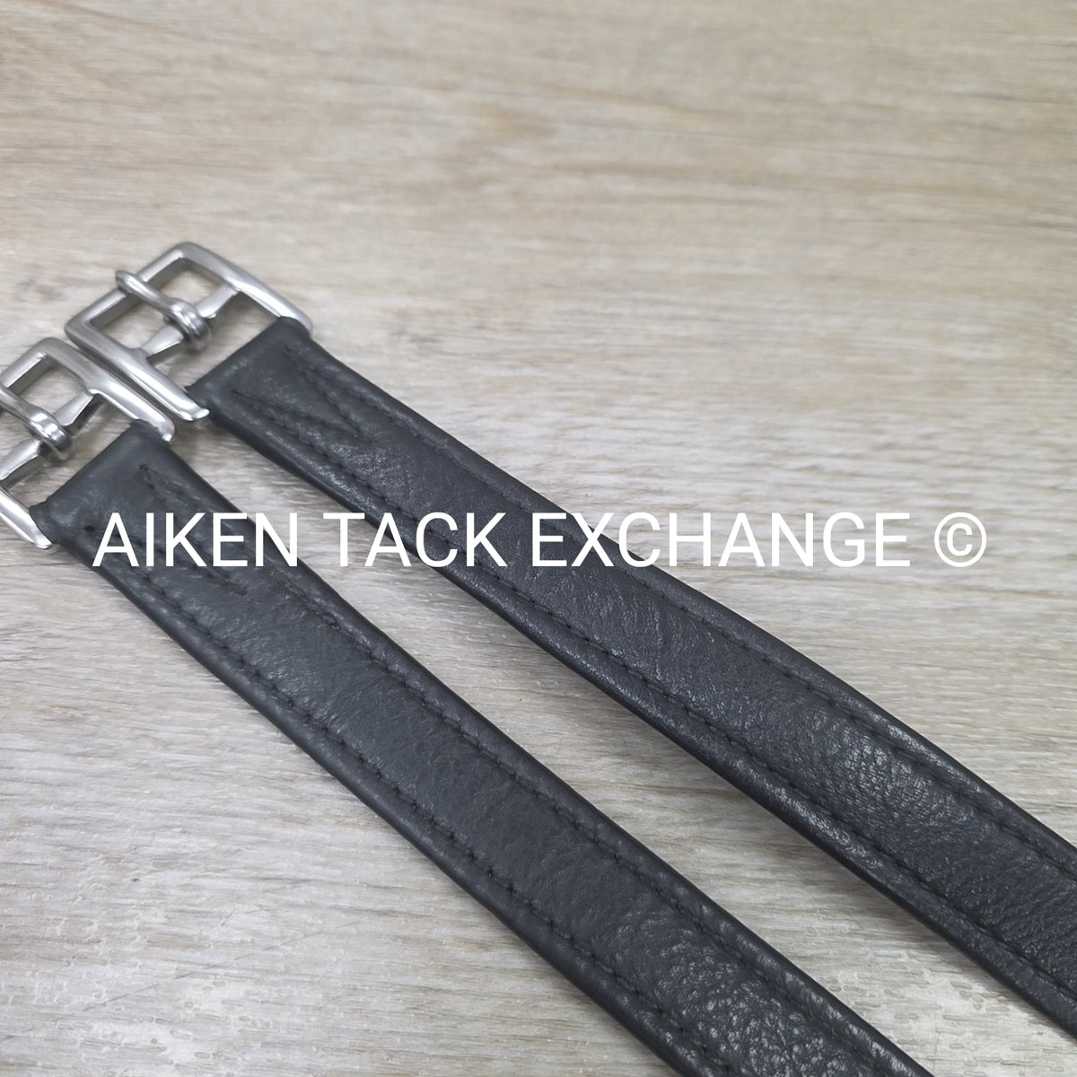 Passier Stirrup Leathers, Black, 59" / 150cm