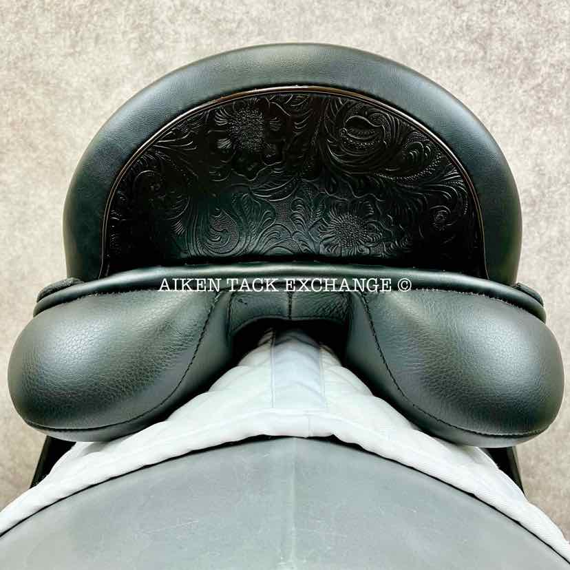 2022 Trilogy Verago Elite Dressage Saddle, 18" Seat, Medium Tree, Wool Flocked Panels