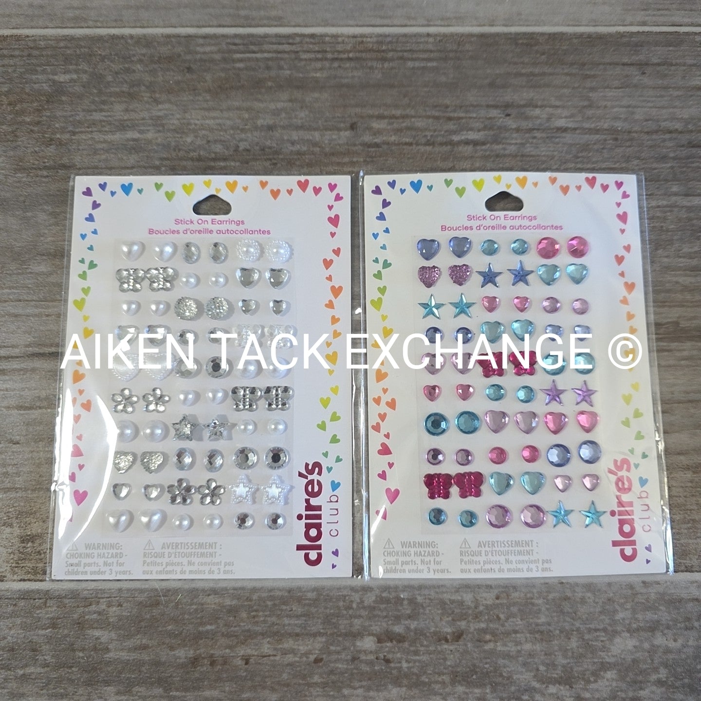 Claire's Stick On Earrings - 2 Packs