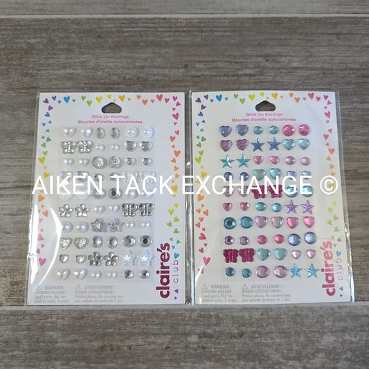 Claire's Stick On Earrings - 2 Packs