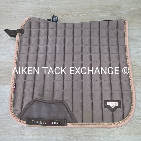 LeMieux Loire Square Dressage Saddle Pad, Classic Walnut, Size Large