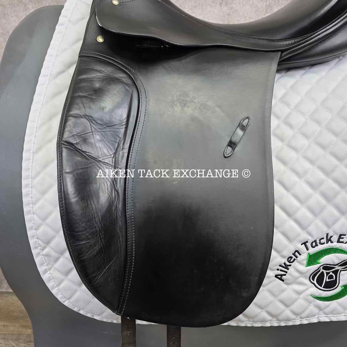 1995 Passier Patron Dressage Saddle, 17.5" Seat, Medium Tree, Wool Flocked Panels