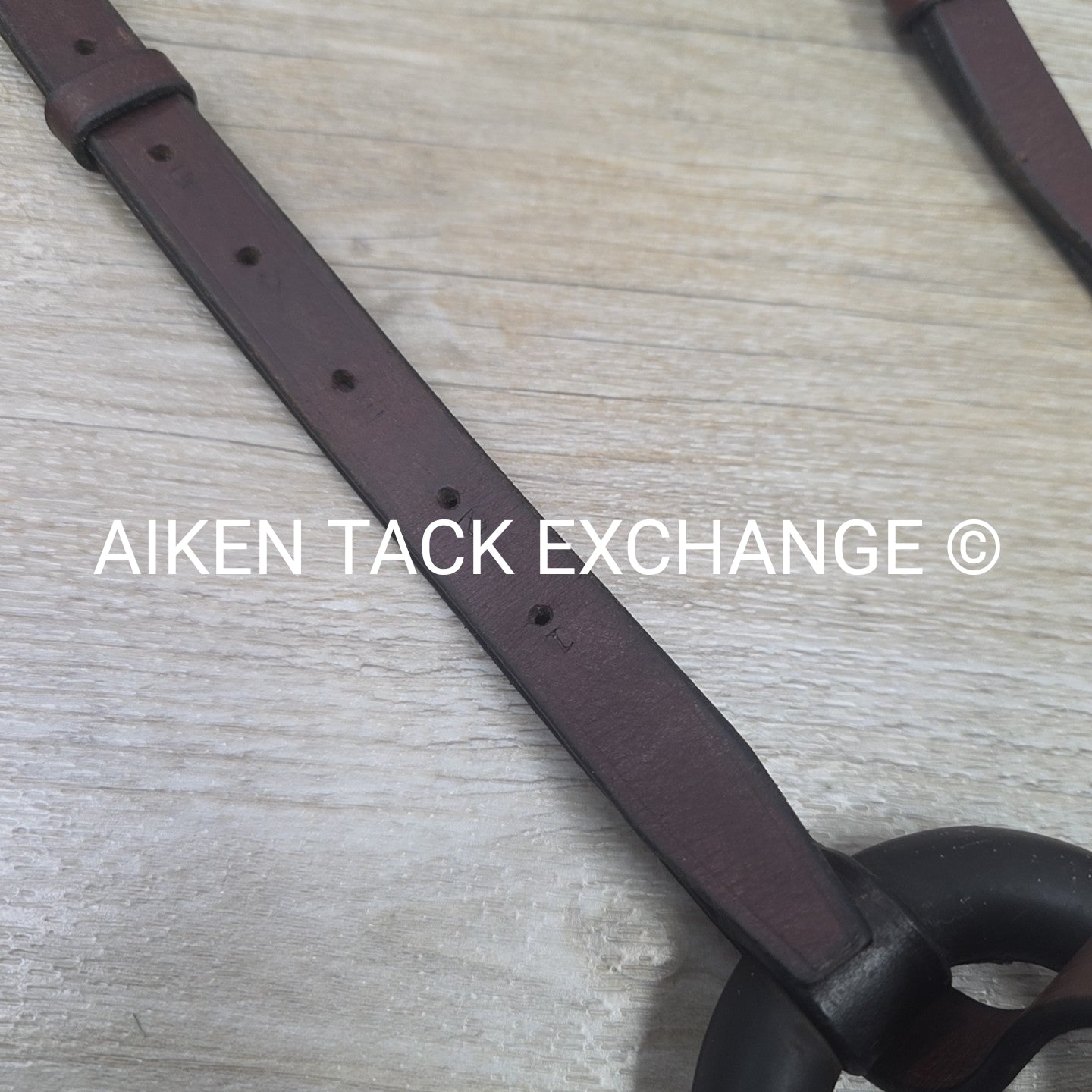 Leather & Rubber Donut Side Reins, Pair
