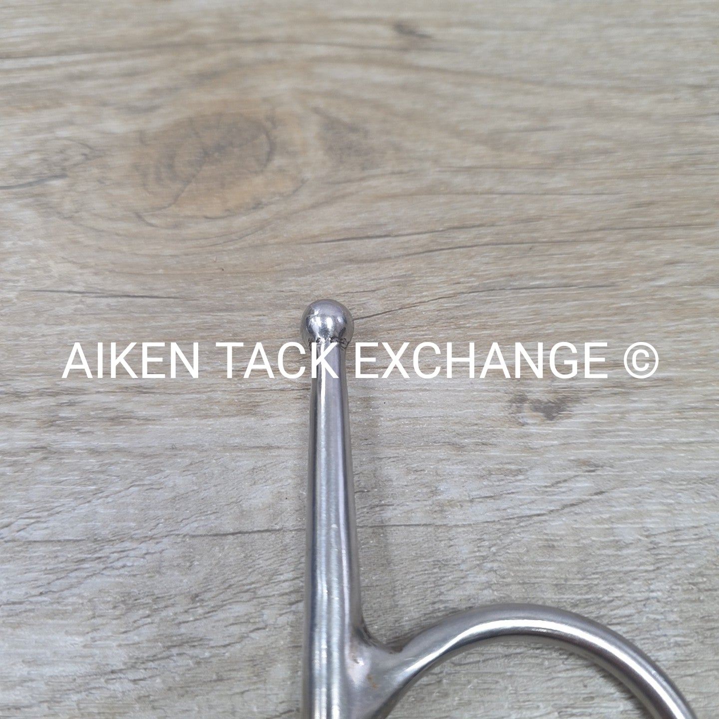 Happy Mouth Shaped Mullen Mouth Full Cheek Bit 5" (Has Chew Marks)