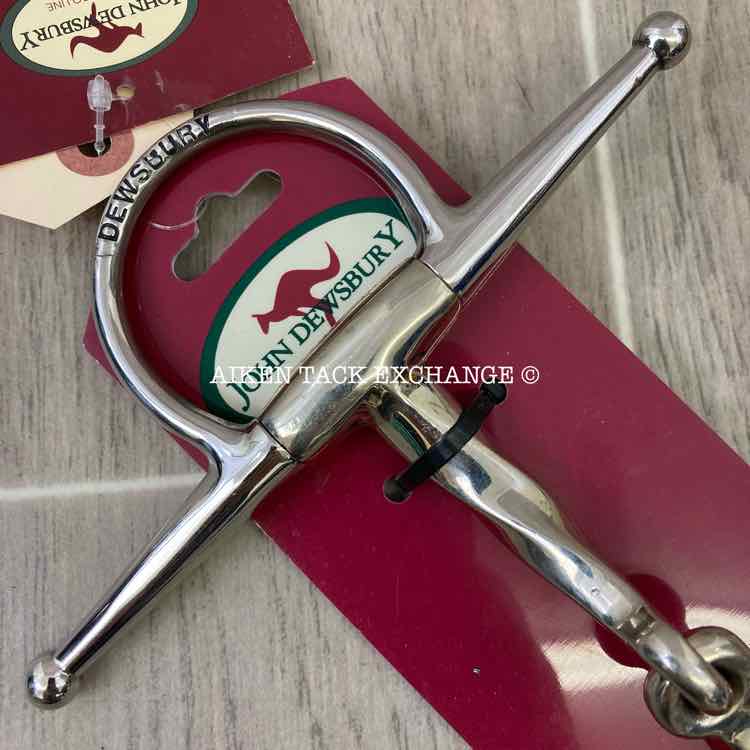 Kangaroo John Dewsbury Single Jointed Slow Twist Full Cheek Bit 4.75"