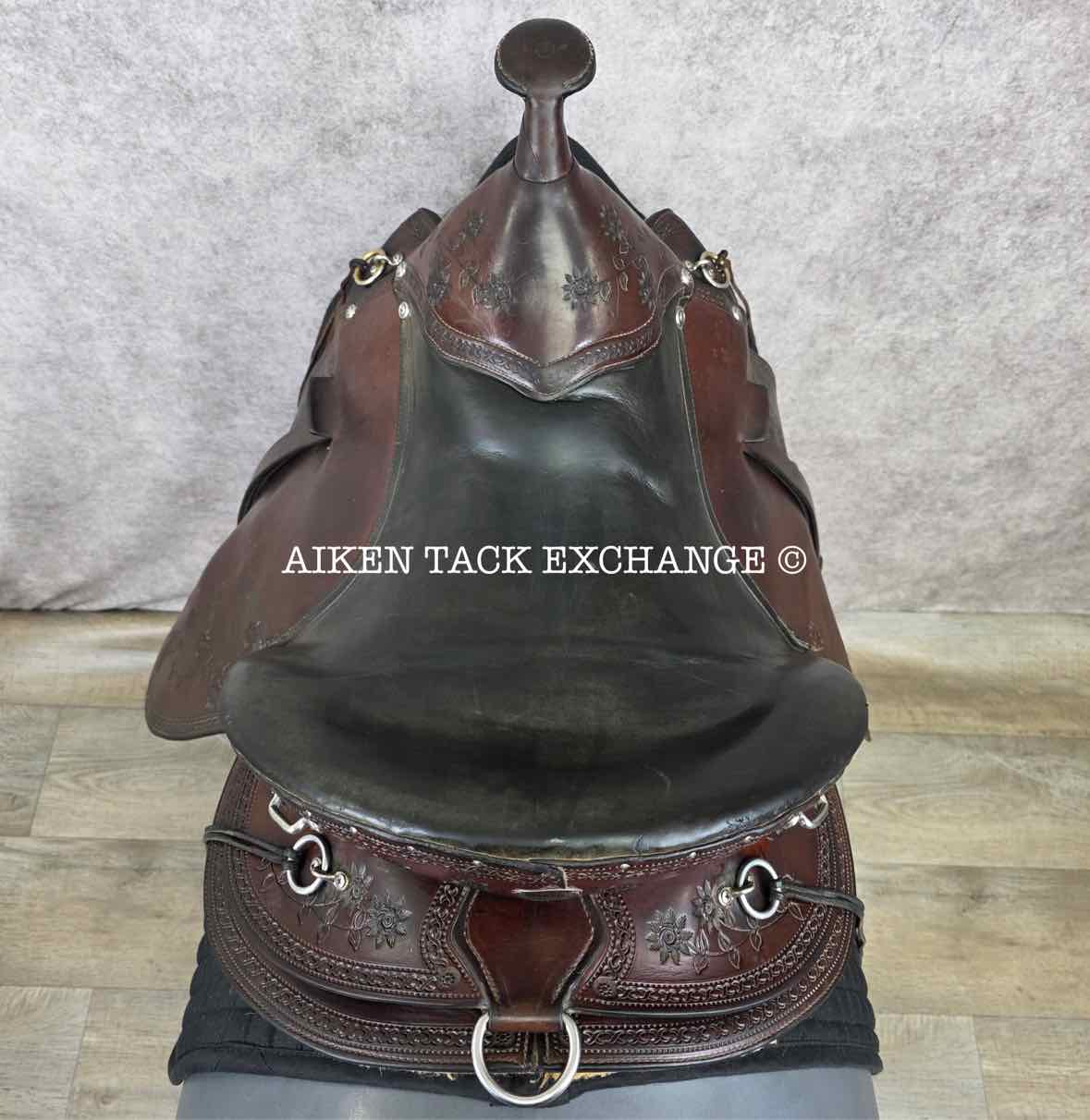 Eli Miller Buena Vista Saddle, 19" Seat, Wide Tree - Full QH Bars