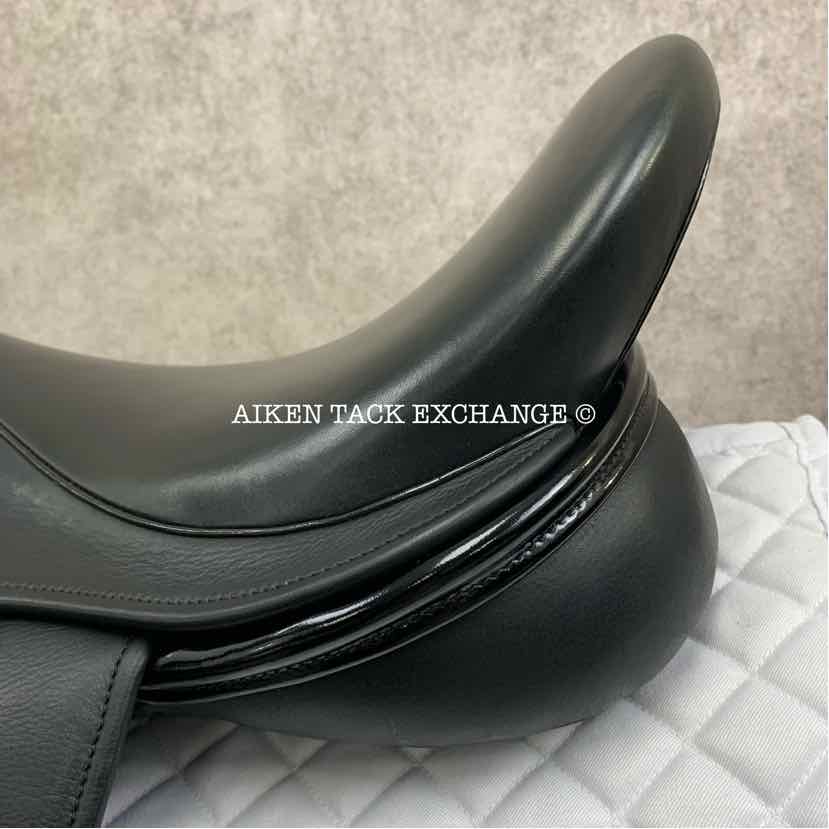 2015 Frank Baines Union Lux Monoflap Dressage Saddle, 18" Seat, Medium Wide Tree, Wool Flocked Panels