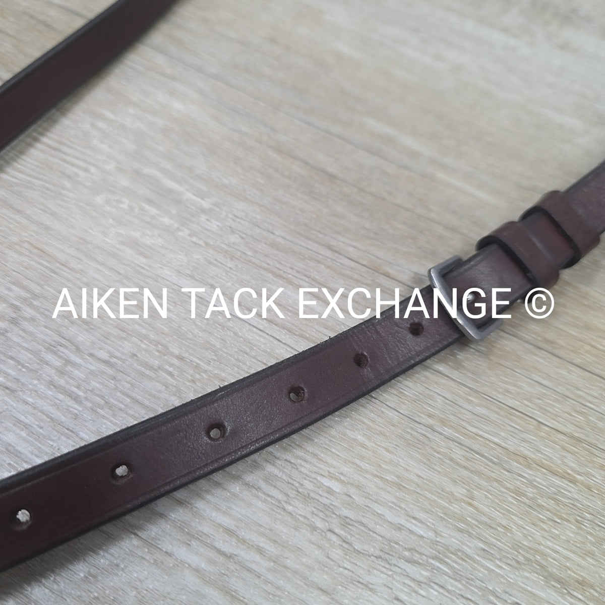 Plain Flat Standing Martingale, Brown, Size Full
