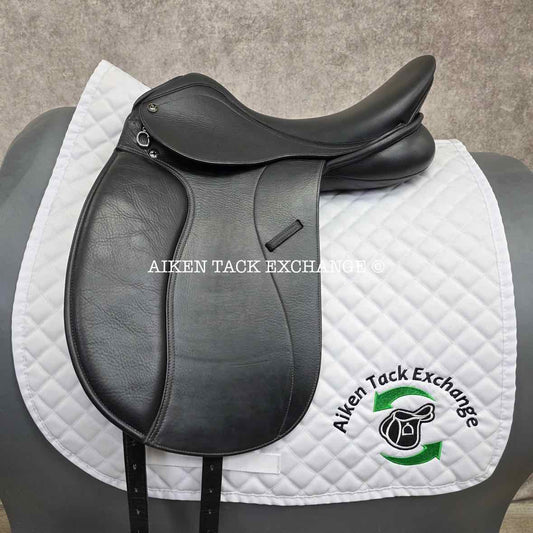 2016 Ovation Salinero II Dressage Saddle, 16.5" Seat, Adjustable Tree - XCH Changeable Gullet, Wool Flocked Panels
