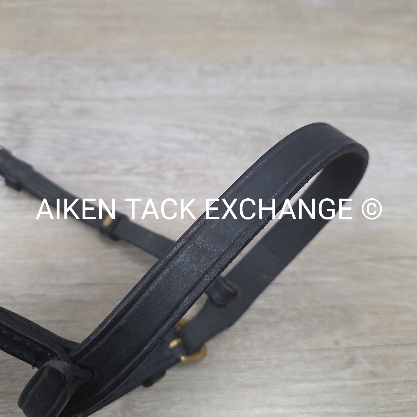 BARGAIN BUNDLE: Plain Flat Noseband & Padded Flash Noseband, Black, Size Full
