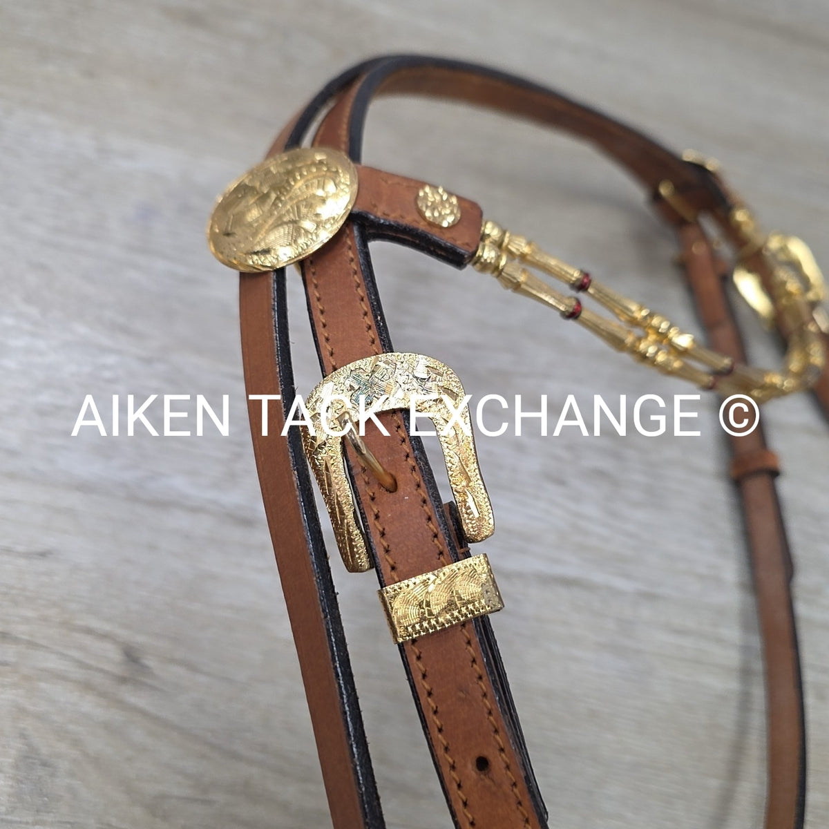 Western Show Bridle with Matching Split Reins