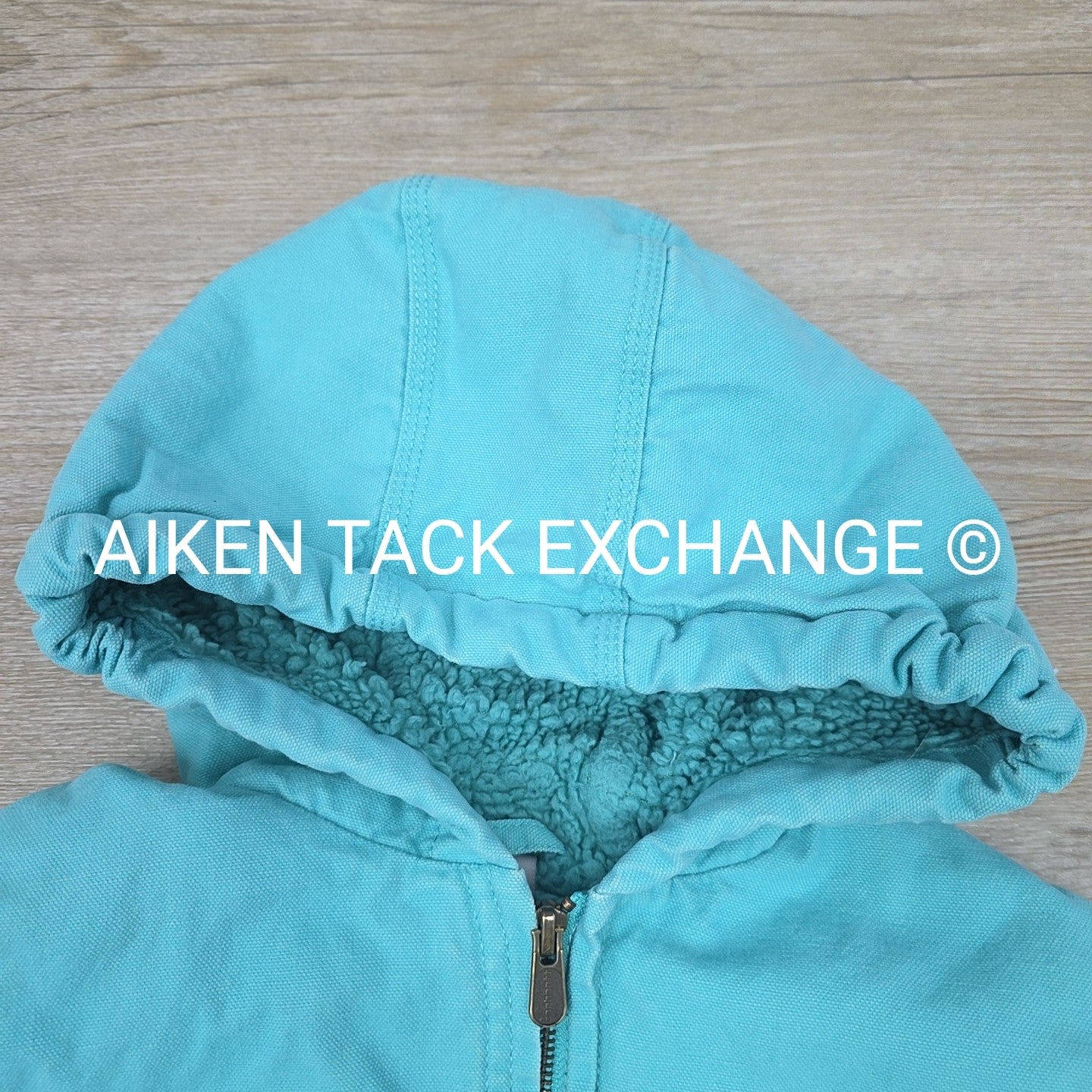 Carhartt Sherpa Lined Canvas Hooded Jacket, Size Medium