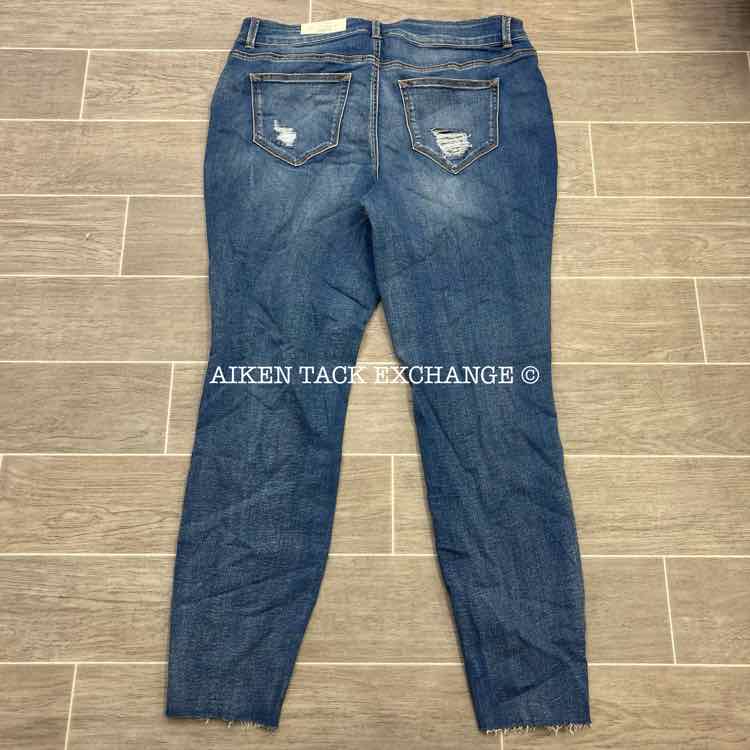 Maurices High Rise Denim Flex Jeggings Jeans, Women's Size 14W Regular