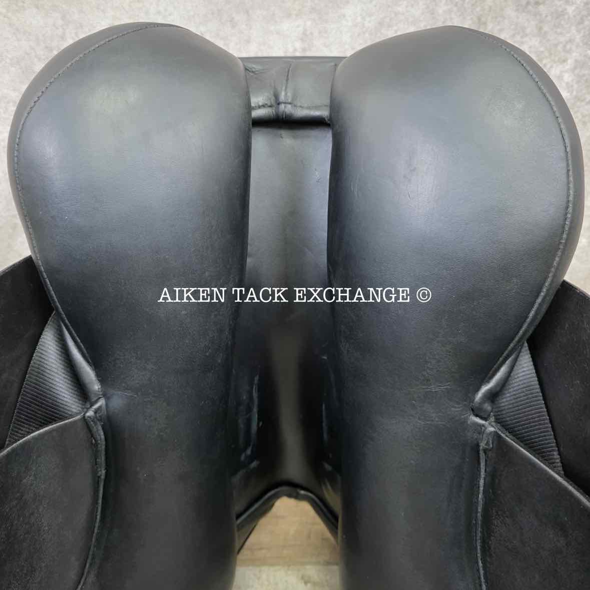 2008 Custom Saddlery Steffen's Advantage Dressage Saddle, 18" Seat, Adjustable Tree, Wool Flocked Panels