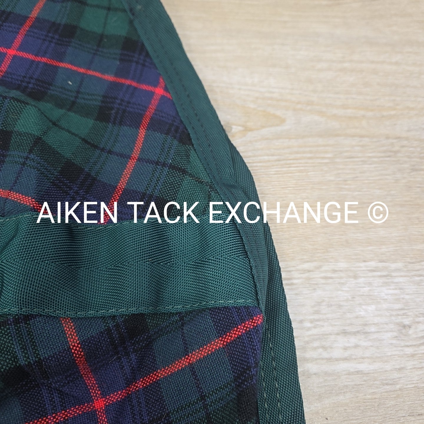 5/A Baker Original Tartan Plaid Stable Sheet, Size 72"