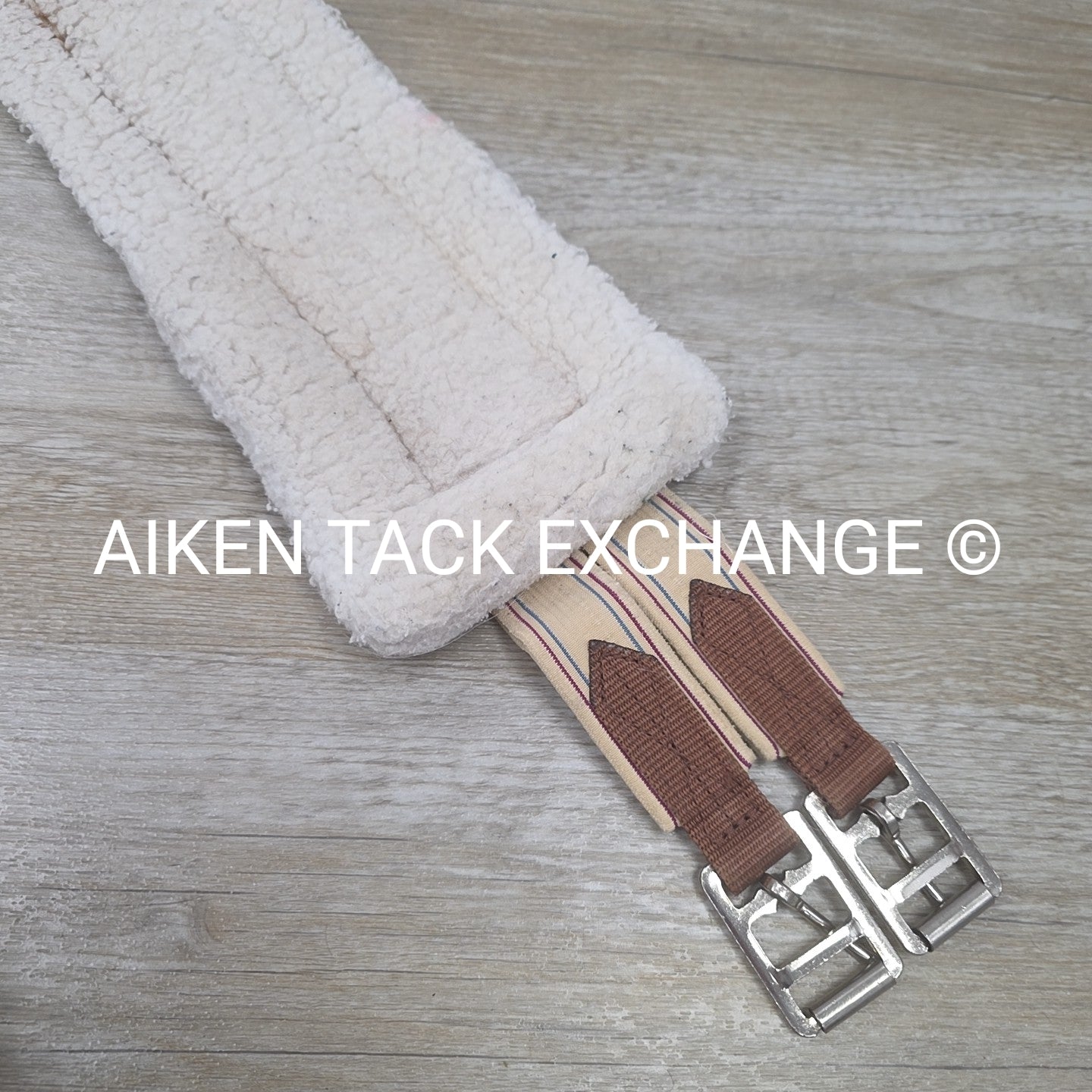 Fleece Double End Elastic Girth, Brown, 50"