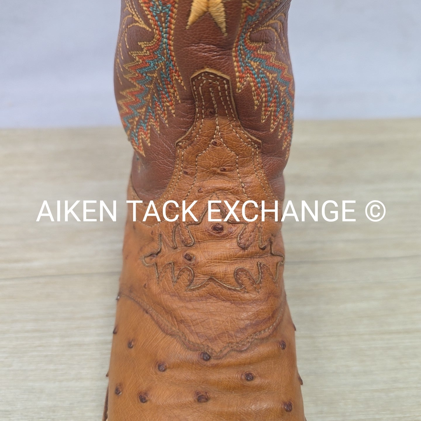 Lucchese 2000 Ostrich Boots, Size 6.5