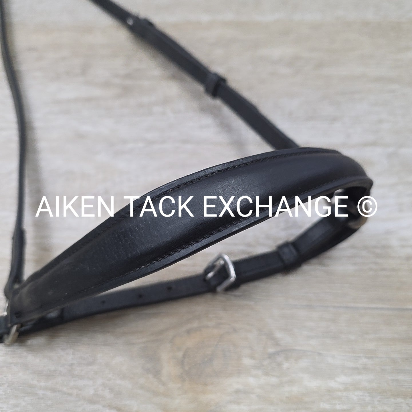 Drop Noseband, Black, Size Full