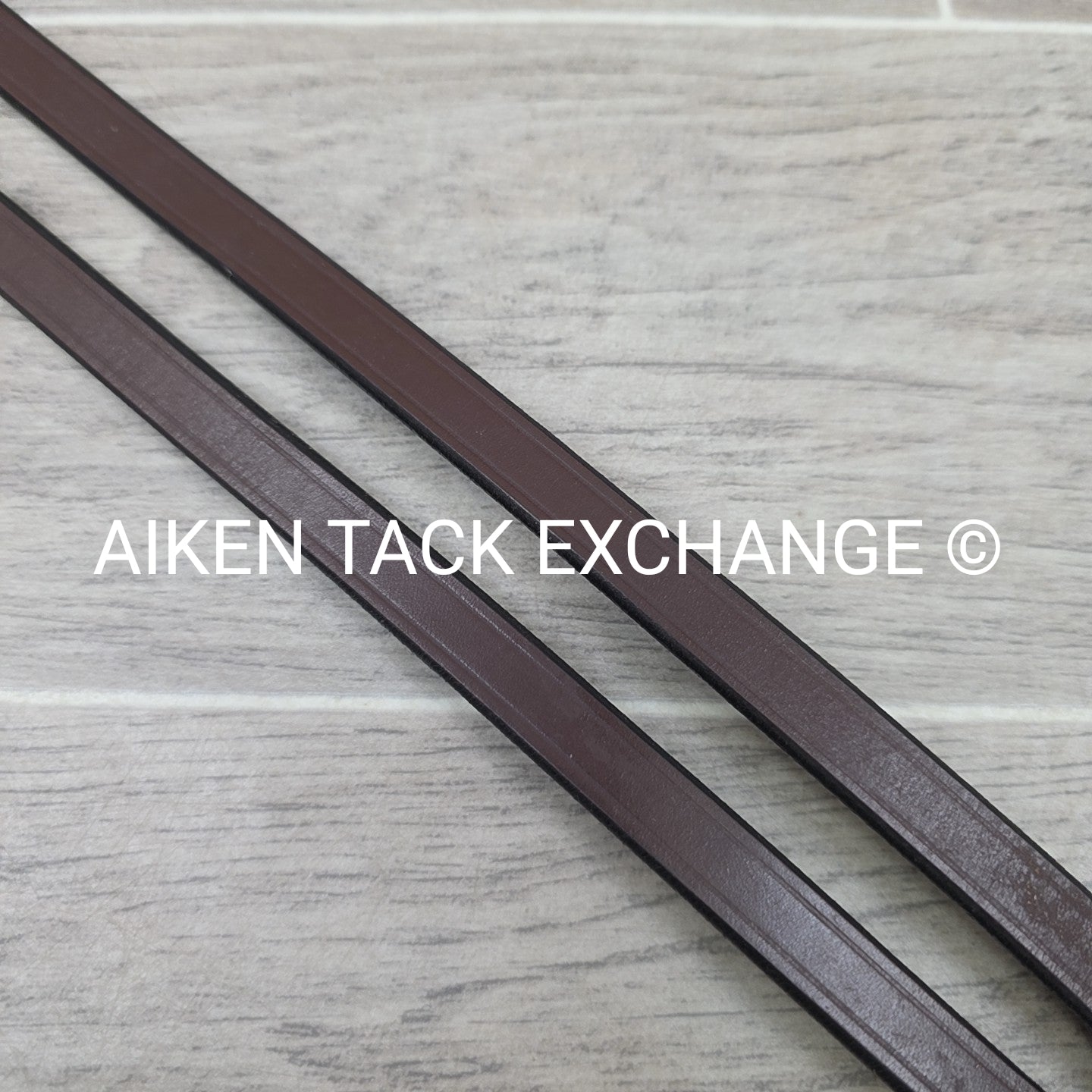 KL Select Red Barn Curb Rein, Brown, Size Full