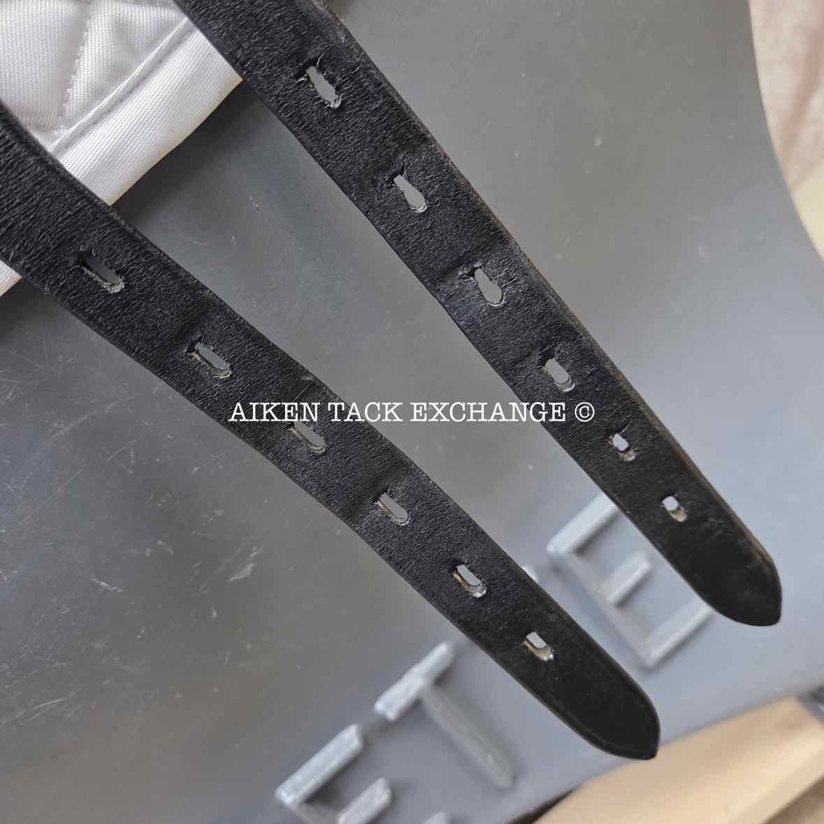 2011 Black Country Vinici Monoflap Dressage Saddle, 17.5" Seat, Medium Wide Tree, Wool Flocked Serge Panels