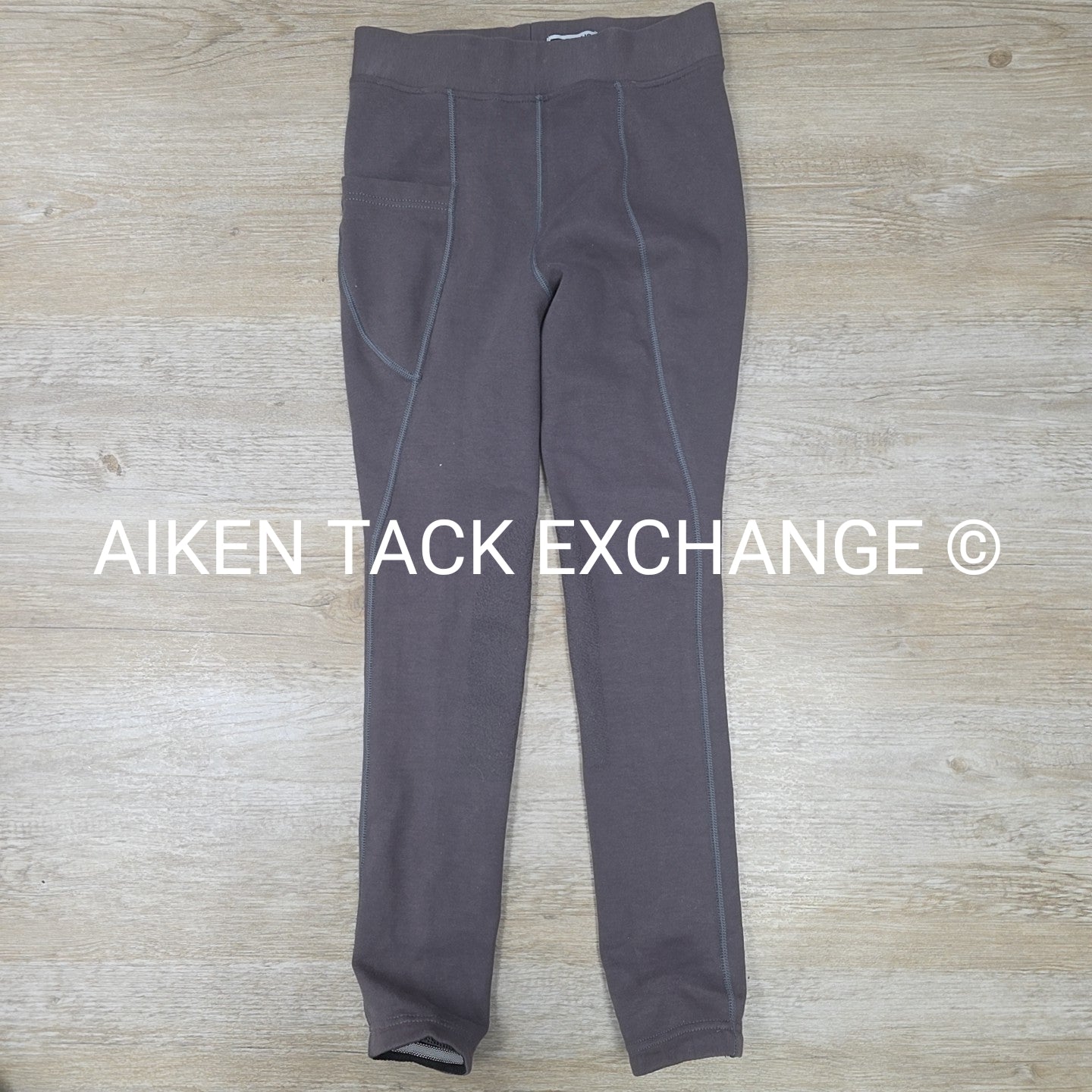 Dover Saddlery Riding Sport Silicone Grip Knee Patch Tights, Size X-Small